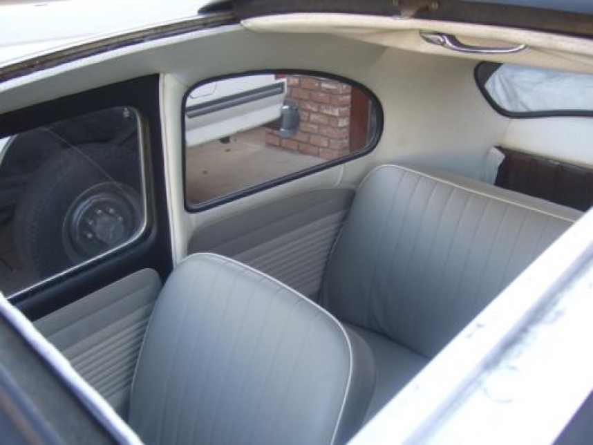 1963 VW Ragtop Bug - Interior Rear